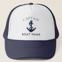 Gorra De Camionero Capitán Náutico personalizado Navío de Ancla