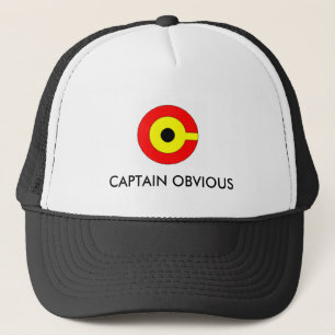 GORRA DE CAMIONERO CAPITÁN OBVIOUS HAT