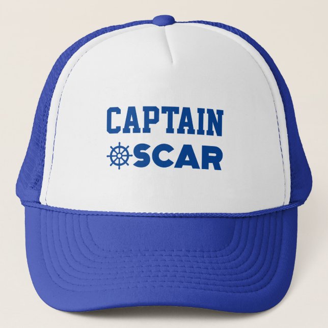 Gorra De Camionero Capitán Oscar Trucker Hat (Anverso)