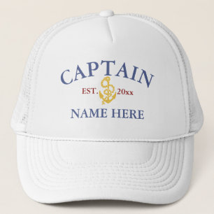 Gorra De Camionero Capitán - personalizable