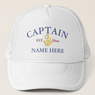 Gorra De Camionero Capitán - personalizable