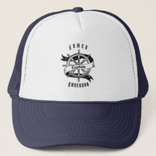 Gorra De Camionero Capitán personalizado Barco Nautical Anchor Nave