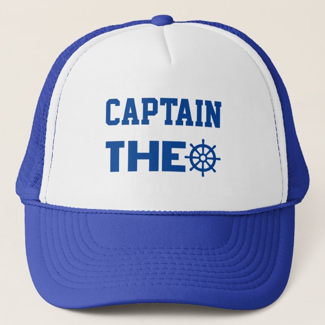 Gorra De Camionero Capitán Theo Trucker Hat (Anverso)