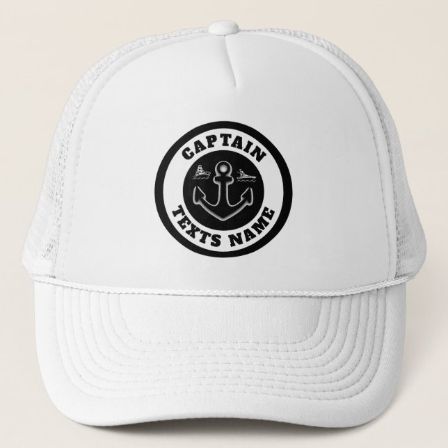 Gorra De Camionero Capitán Trucker Hat (Anverso)