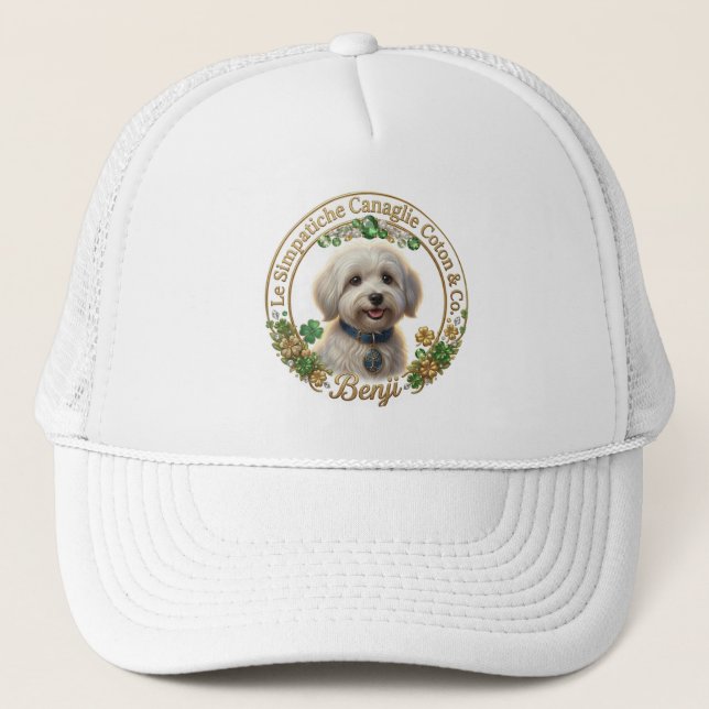 Gorra De Camionero Cappello Ufficiale Benji - Coton Detectives (Anverso)