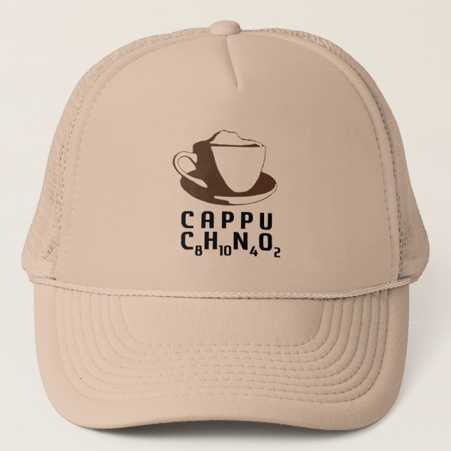 Gorra De Camionero Cappuccino químico (Anverso)