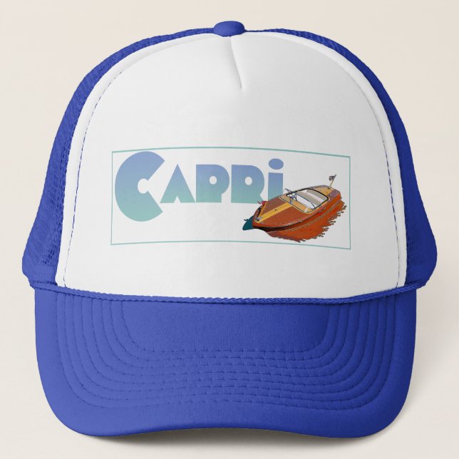 Gorra De Camionero Capri Powerboat (Anverso)