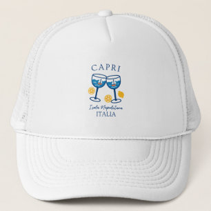 Gorra De Camionero Capri - Viaje en verano costero en Italia