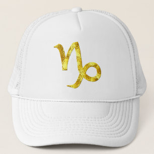 Gorra De Camionero Capricornio-oro-símbolo-gorra