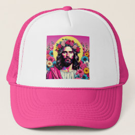 Gorra De Camionero ¡Cápsula rosa de Jesús!