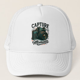 Gorra De Camionero Capture Moments Retro Camera Art Hat