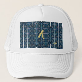 Gorra De Camionero Capucha azul del poeta Adiela Akoo - PERSONALIZAR