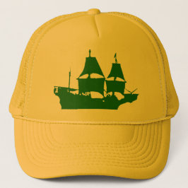 Gorra De Camionero Capuchón verde de Mayflower (elige tu color)