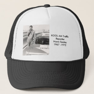 Gorra De Camionero car650, tráfico ReporterNorm Seeley1967 de KOOL