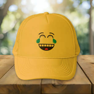 Gorra De Camionero Cara con lágrimas de alegría