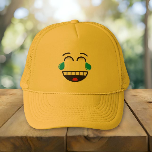 Gorra De Camionero Cara con lágrimas de alegría (Subido por el creador)