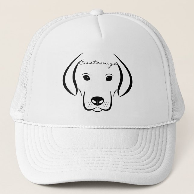 Gorra De Camionero Cara de cachorro lindo Thunder_Cove (Anverso)