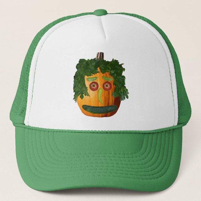 Gorra De Camionero Cara de calabaza sin cortar (Anverso)