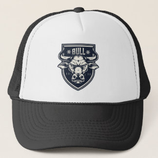 Gorra De Camionero Cara de gran toro enojada