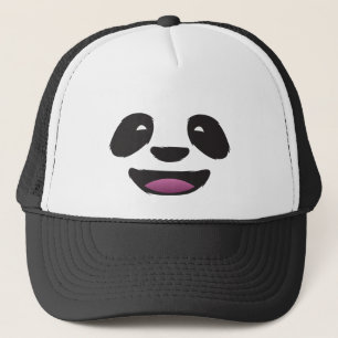 Gorra De Camionero Cara de la panda - fauna animal linda
