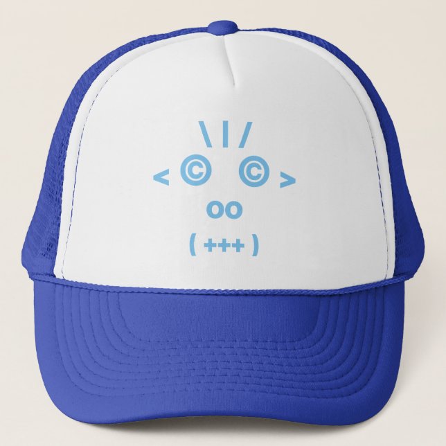 Gorra De Camionero Cara de mono (azul) (Anverso)