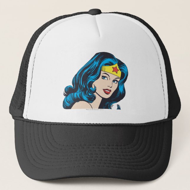Gorra De Camionero Cara de mujer maravilla (Anverso)