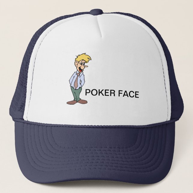 GORRA DE CAMIONERO CARA DE PÓKER (Anverso)