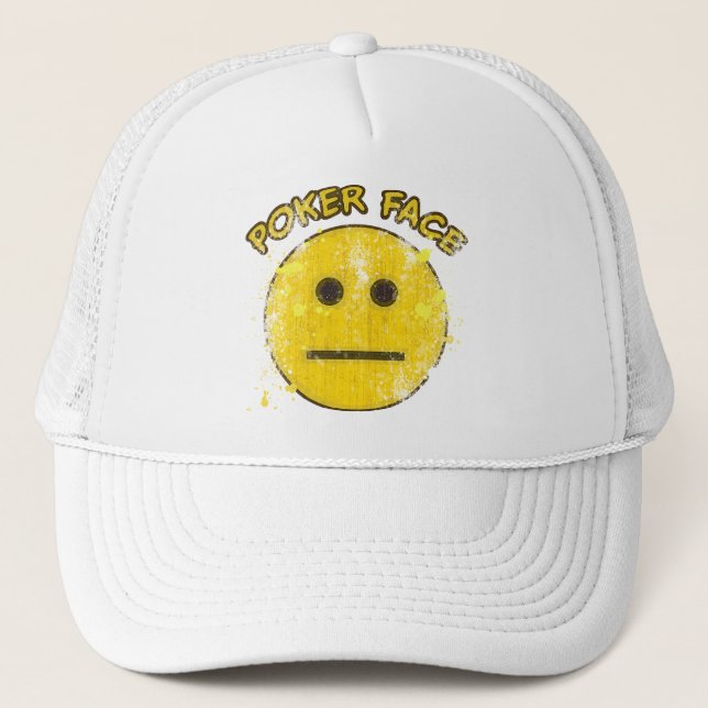 GORRA DE CAMIONERO CARA DE PÓKER (Anverso)