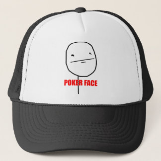 Gorra De Camionero Cara de póker Meme