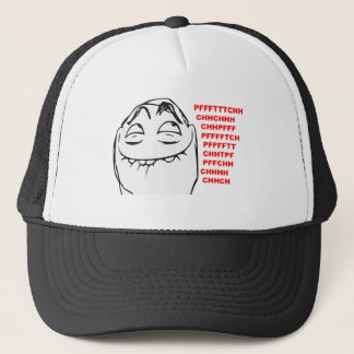 Gorra De Camionero Cara de risa Meme cómico de la rabia de PFFTCH