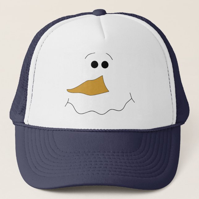 Gorra De Camionero Cara de Snowman (Anverso)