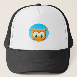 Gorra De Camionero Cara De Un Pequeño Búho