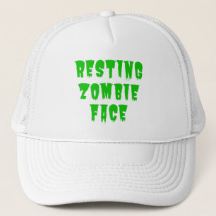 Gorra De Camionero Cara de Zombie Reposado - Divertido Halloween 2022