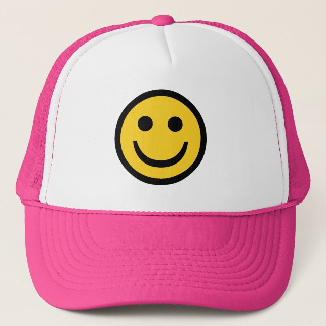 Gorra De Camionero Cara feliz (Anverso)