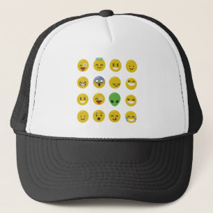 Gorra De Camionero cara feliz de la emoji