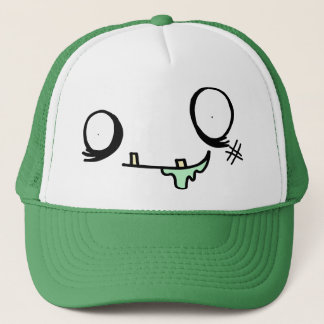 Gorra De Camionero Cara feliz del zombi