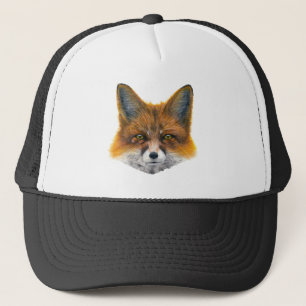 Gorra De Camionero Cara Fox - Pintura en acrílico