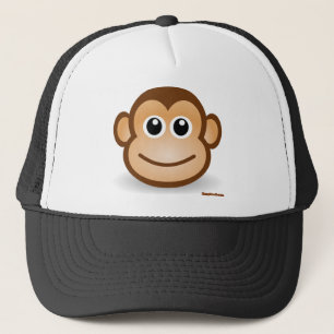 Gorra De Camionero Cara linda del mono