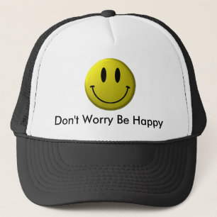 Gorra De Camionero Cara, no te preocupes por ser feliz