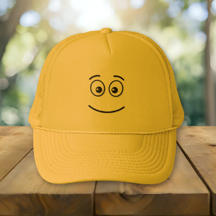 Gorra De Camionero Cara Sonriente con Ojos Abiertos