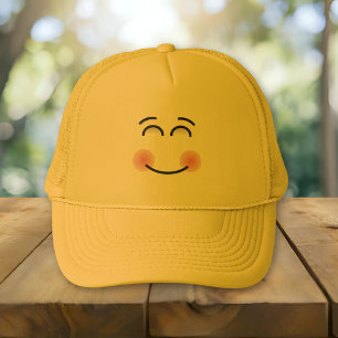 Gorra De Camionero Cara Sonriente con Ojos Sonrientes