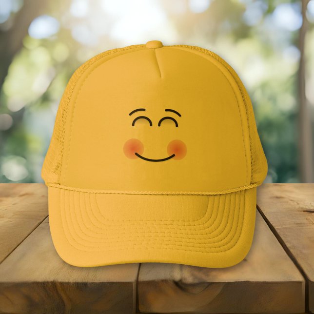 Gorra De Camionero Cara Sonriente con Ojos Sonrientes (Subido por el creador)