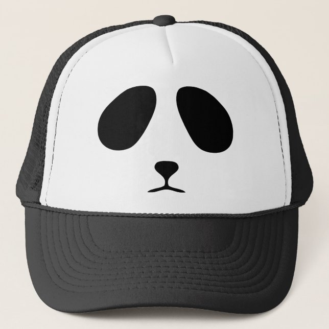 Gorra De Camionero Cara triste de la panda (Anverso)