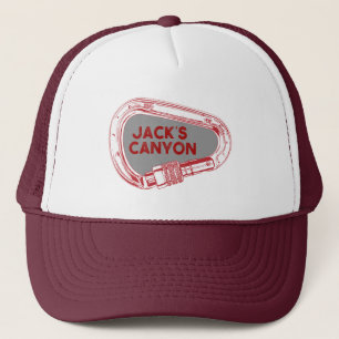 Gorra De Camionero Carabiner de ascenso de cañón de Jack