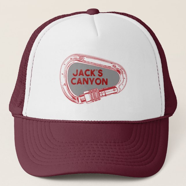 Gorra De Camionero Carabiner de ascenso de cañón de Jack (Anverso)