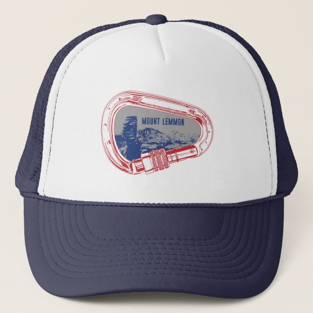 Gorra De Camionero Carabiner de escalada de Mount Lemmon (Anverso)