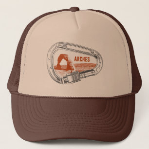 Gorra De Camionero Carabiner de escalada del Parque Nacional de los A
