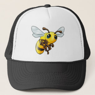 Gorra De Camionero Carácter lindo de la abeja