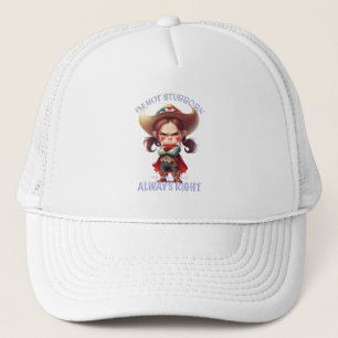 Gorra De Camionero Carácter que no soy testarudo Mi forma de hacer si