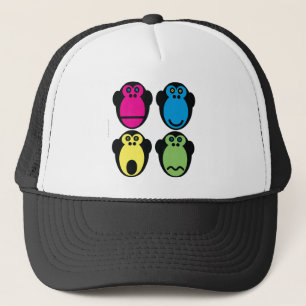 Gorra De Camionero Caras de mono